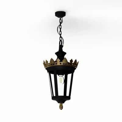 Suspension Louvre N�1 E27 Noir fonc� (133001000)