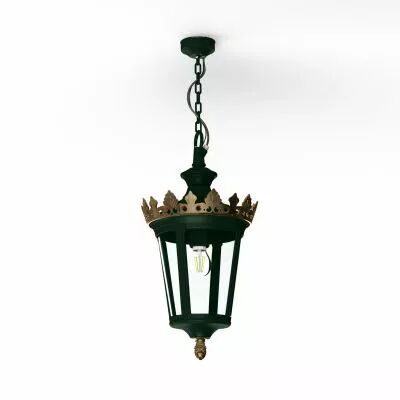 Suspension Louvre N�1 E27 Vert sapin (133001067)