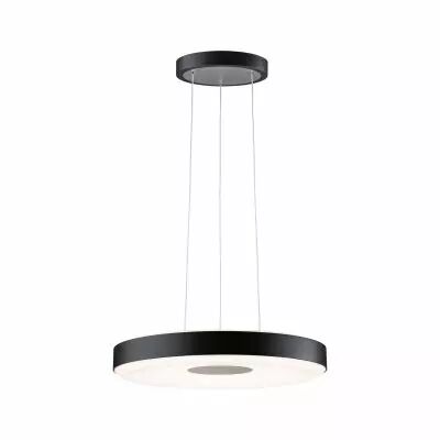 Suspension Puric Pane II LED 22W 400mm 3Stepdim Noir/Gris 230V M�t/syn (79517)
