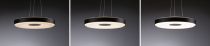 Suspension Puric Pane II LED 22W 400mm 3Stepdim Noir/Gris 230V Mét/syn (79517)