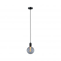 Suspension Tilla Neordic max1x60W E27 noir graphite 230V tissu/métal (78432)