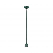 Suspension Tilla Neordic max1x60W E27 vert foncé 230V tissu/mét (78433)