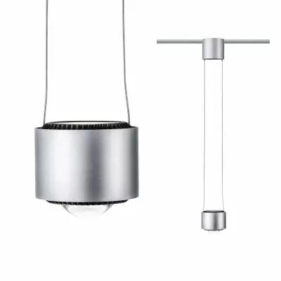 Suspension URail Aldan 13W 4000K Cr d�p/ Noir 230V m�tal/plastique gradable (96811)