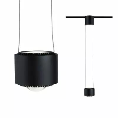 Suspension URail Aldan 13W 4000K nr d�p/ Noir 230V m�tal/plastique gradable (96813)
