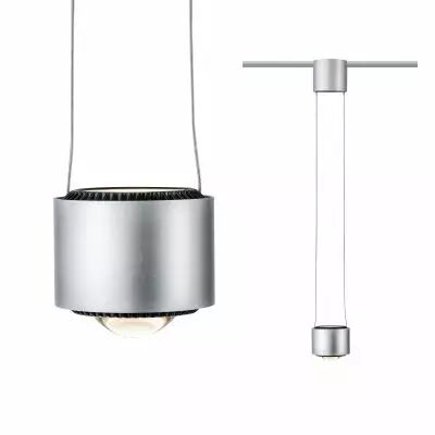 Suspension URail Aldan 1x13W chrome mat/ Noir 230V m�tal/plastique gradable (95520)
