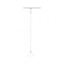 Suspension URail Sarrasani Blanc#Opale max. 20W E14 sans ampoule (96973)