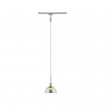 Suspension URail Sarrasani Chrome mat#Dichroïque max. 20W E14 sans ampoule (96975)