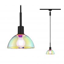 Suspension URail Sarrasani Noir mat#Dichroïque max. 20W E14 sans ampoule (96976)