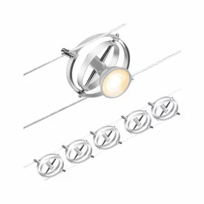 Syst�me c�bles Cardan Kit de base GU5,3 max. 5x10W 230/12V Chrome mat (94436)
