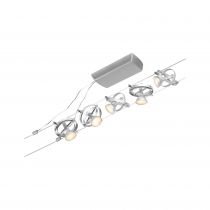 Système câbles Cardan Kit de base GU5,3 max. 5x10W 230/12V Chrome mat (94436)