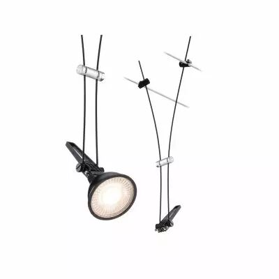 Syst�me c�bles Comet Spot individuel GU5,3 max. 50W 12V Noir mat (94489)