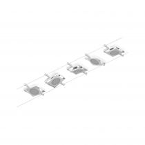 Système câbles LED MacLED Kit de base 5x450lm 5x4,5W 3000K 230/12V Blanc/Chrome (94422)