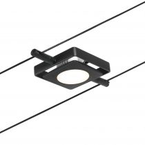 Système câbles LED MacLED Kit de base 5x450lm 5x4,5W 3000K 230/12V Noir mat/Chrome (94424)