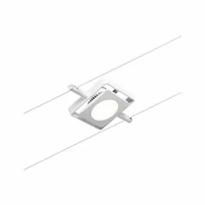 Syst�me c�bles LED MacLED Spot individuel 450lm 4,5W 3000K 12V Blanc d�poli/Chrome (94423)