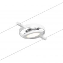 Système câbles LED RoundMac Spot individuel 450lm 4,5W 3000K 12V Blanc dépoli/Chrome (94417)