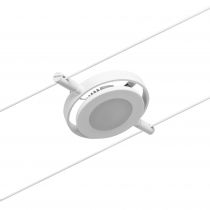 Système câbles LED RoundMac Spot individuel 450lm 4,5W 3000K 12V Blanc dépoli/Chrome (94417)