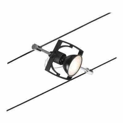 Syst�me c�bles Mac II Spot individuel GU5,3 max. 10W 12V Noir mat/Chrome (94435)
