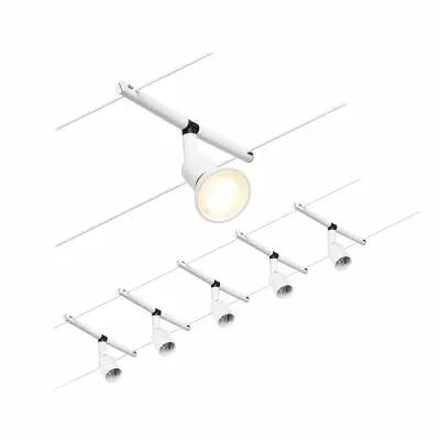 Syst�me c�bles Salt Kit de base GU5,3 max. 5x10W 230/12V Blanc d�poli/Chrome (94458)