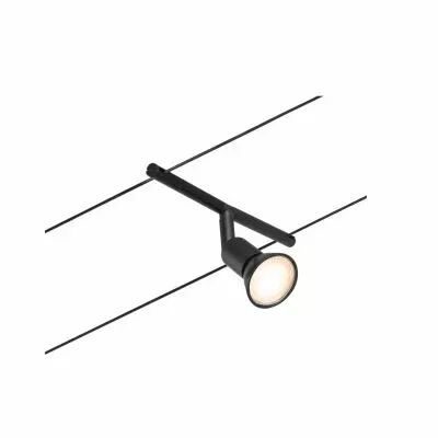 Syst�me c�bles Salt Spot individuel GU5,3 max. 10W 12V Noir mat/Chrome (94447)