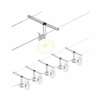 Syst�me c�bles Sheela Kit de base GU5,3 max. 5x10W 230/12V Chrome mat (94448)