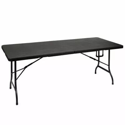 Table Pliante - Imitation Bois - 180 X 75 X 74 Cm (FP180W)