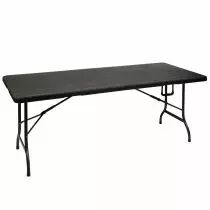 Table Pliante - Imitation Bois - 180 X 75 X 74 Cm (FP180W)