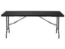 Table pliante - imitation rotin - 180 x 75 x 74 cm (FP180R)
