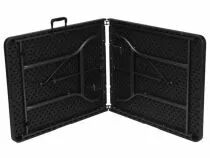 Table pliante - imitation rotin - 180 x 75 x 74 cm (FP180R)