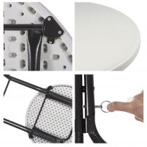 Table Pliante - Rond - Ø 80 X 110 Cm (FP185N)