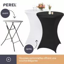 Table Pliante - Rond - &Oslash; 80 X 110 Cm (FP185N)