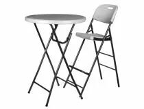 TABOURET DE BAR &Agrave; DOSSIER - PLIANT (FP140N)