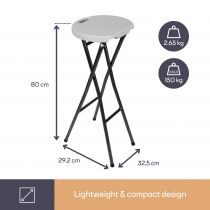 Tabouret de bar pliant (FP145)