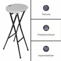 Tabouret de bar pliant (FP145)