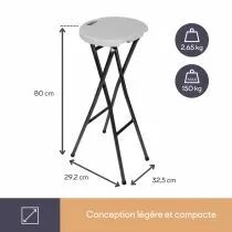 Tabouret de bar pliant (FP145)