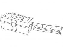 TAYG - COFFRE À OUTILS - 310 x 160 x 130 mm