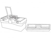 TAYG - COFFRE À OUTILS - 400 x 217 x 166 mm