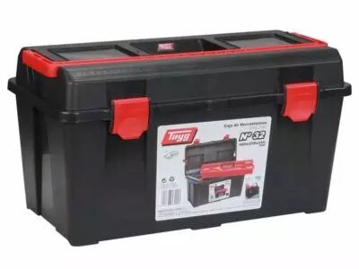 TAYG - COFFRE � OUTILS - 480 x 258 x 255 mm - AVEC PLATEAU AMOVIBLE