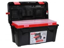 TAYG - COFFRE À OUTILS - 580 x 285 x 290 mm - AVEC PLATEAU ET BAC