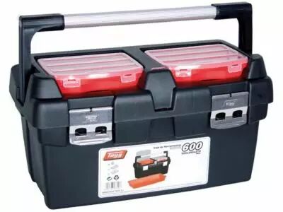 TAYG - COFFRE � OUTILS - 600 x 305 x 295 mm - AVEC PLATEAU AMOVIBLE