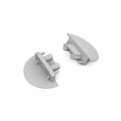 TERMINAISON PROFILE RAINURE 14,4MM GS PACK DE 2 (9900)