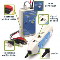 Testeur de cable avec generateur de tonalite (VTTEST11)