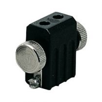 Tête de spot socket pour câbles noir, G4, Max 35W, 12V (97841)