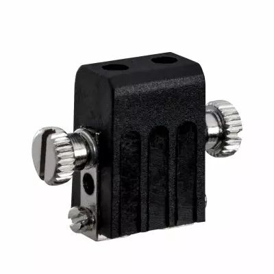 T�te de spot socket pour c�bles noir, GX5.3, Max 50W, 12V (97845)