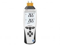 THERMOMÈTRE AVEC THERMOCOUPLES TYPES K/J (DEM106)