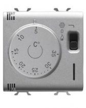 Thermostat - 230v ac 50/60hz - 2 modules - titane - chorus