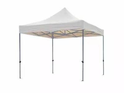 Tonnelle pliante professionnelle - blanc - 3 x 3m (GZB5PRO)