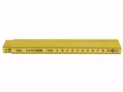 TOOLVIZION - M�TRE PLIANT - DOUBLE - 2 m - FIBRE DE VERRE