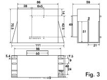 Transformateur d experimentation 50va 1 x 6-9-12-15-18-24v / 1 x 2.08a (EX50ST)