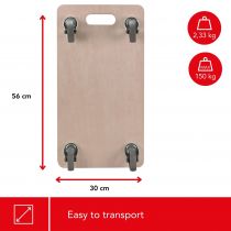 TRANSPORTEUR DE MEUBLES - 560 x 300 MM - CHARGE MAX. 150 KG