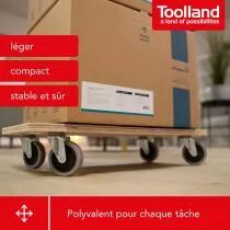 TRANSPORTEUR DE MEUBLES - 560 x 300 MM - CHARGE MAX. 150 KG